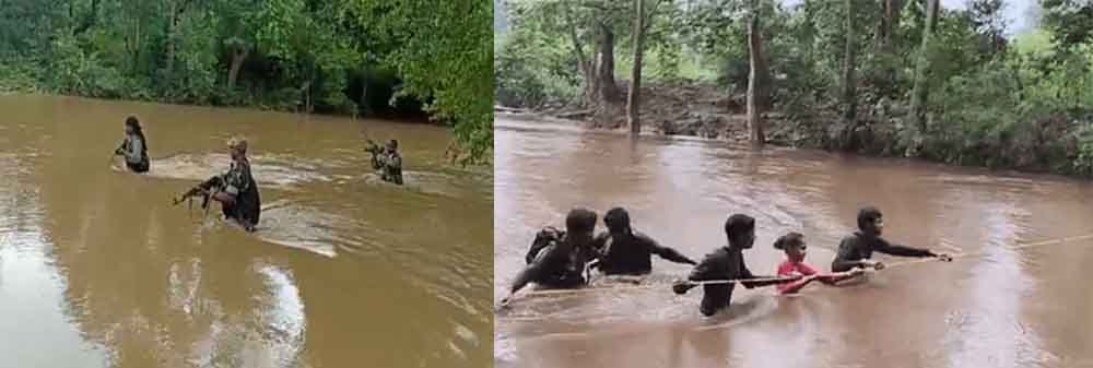 छत्तीसगढ़-सुकमा में बारिश से उफान पर नदी-नाले, नक्सल प्रभावित इलाके में 12 ग्रामीणों का रेस्क्यू