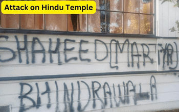 न्यूयॉर्क में हिंदू मंदिर में तोड़फोड़ पर भड़का भारत, अमेरिकी एजेंसियों के सामने उठाया मामला…