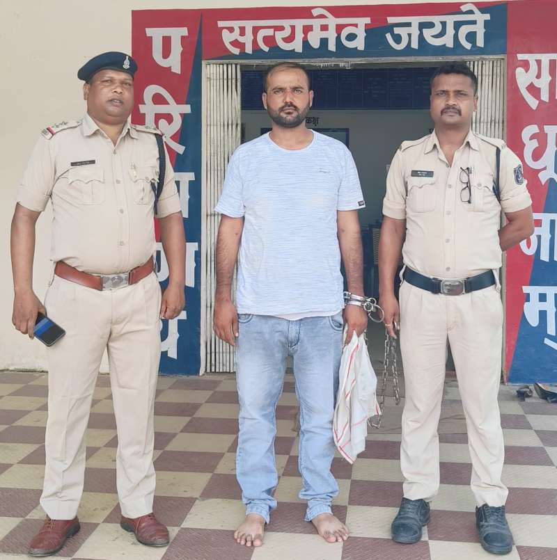 लूट के कथित आरोपी को सायबर सेल कोरबा एवं सिविल लाइन रामपुर पुलिस ने दबोचा