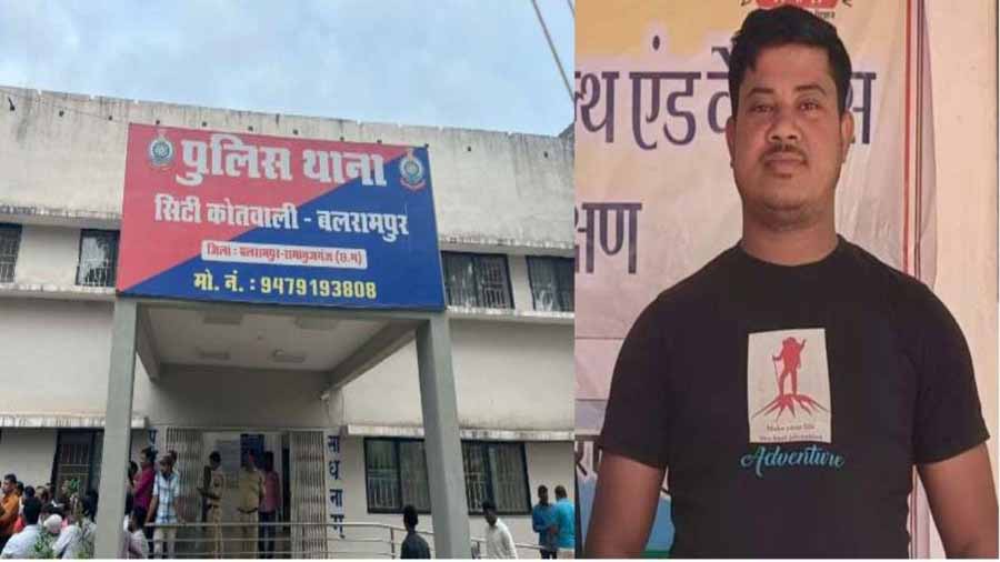 एनएचएम के कर्मी की बलरामपुर कोतवाली थाना के बाथरुम में मिली लाश, पुलिसकर्मी नदारत, परिजनों ने मचाया हंगामा