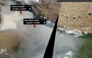 अंतरिक्ष से कैसा दिख रहा है पाकिस्तानी आसमान, फैला प्रदूषण, NASA ने जारी की हैरान कर देने वाली तस्वीर…