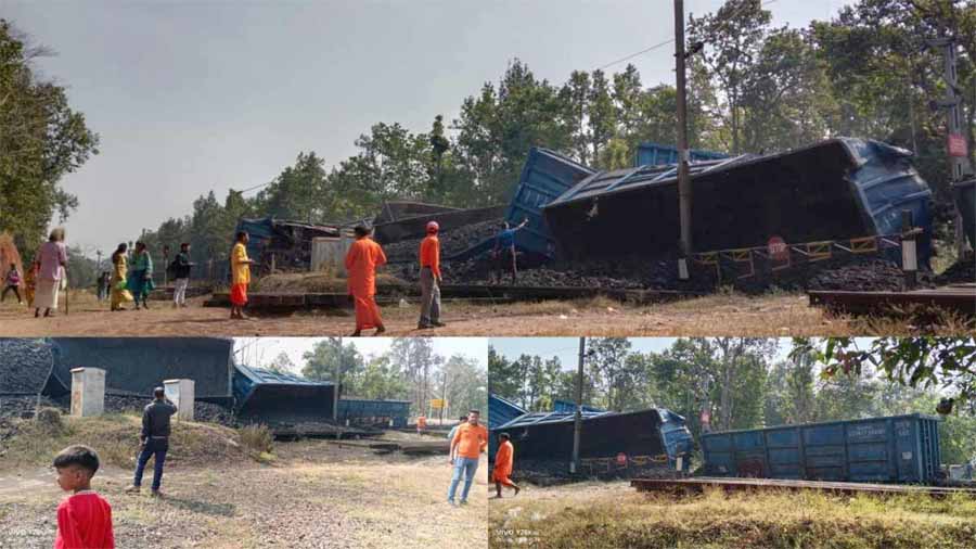 गौरेला-पेण्ड्रा मारवाही में बेपटरी हुई मालगाड़ी, इंजन सहित उतरे 23 डिब्बे