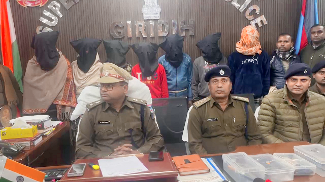 पुजारी के घर डकैती मामले के फरार सात आरोपियों को पुलिस ने किय्या गिरफ्तार, पूर्व में दो की हुई थी गिरफ्तारी