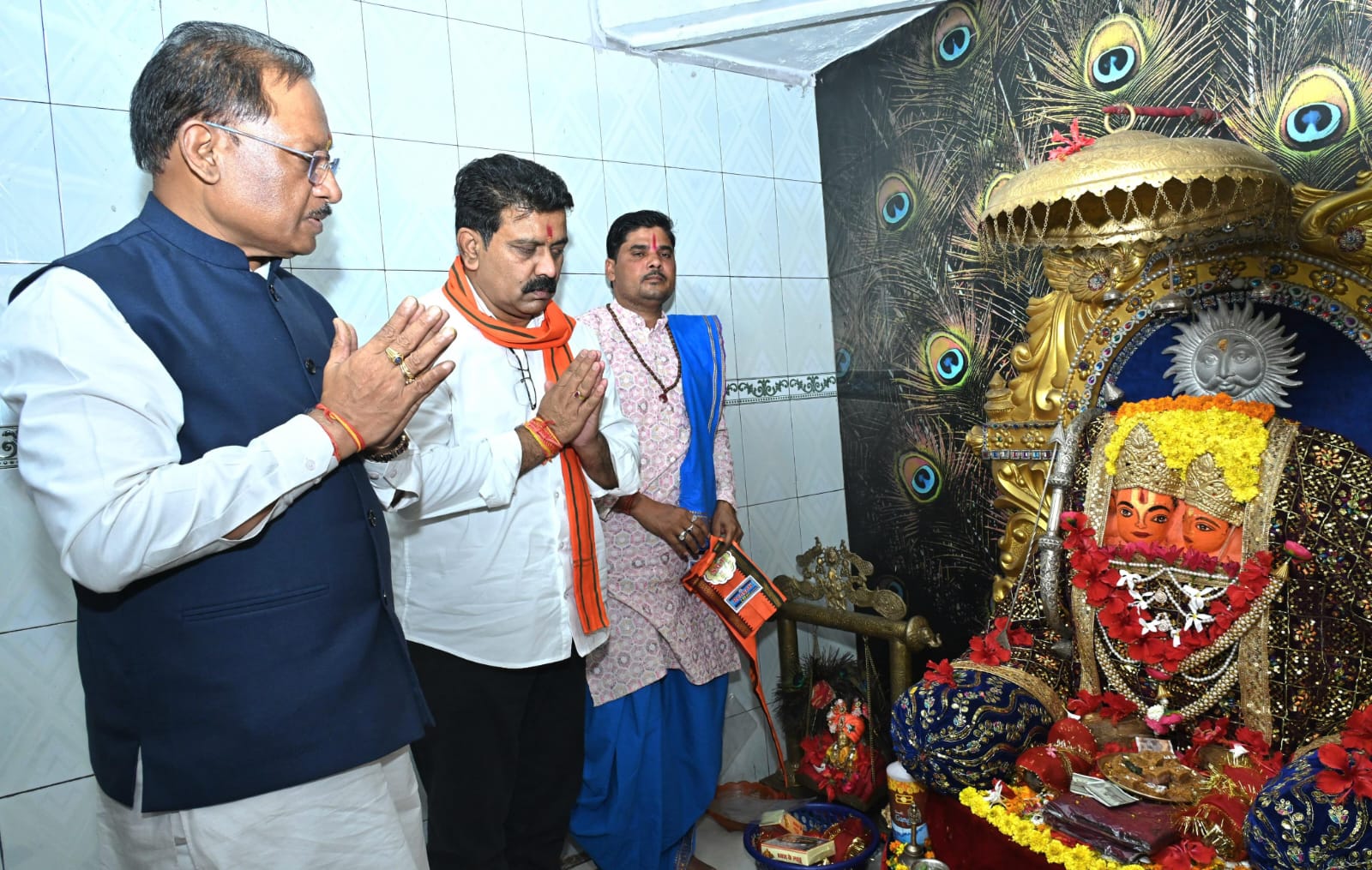 मुख्यमंत्री विष्णु देव साय ने माता कौशल्या की पूजा-अर्चना कर प्रदेशवासियों की खुशहाली की कामना की…