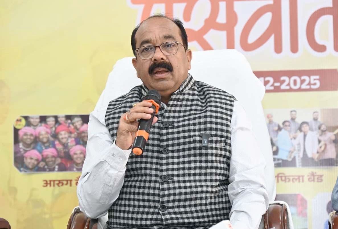 23-25 दिसम्बर तक राज्य युवा महोत्सव, 3100 युवा करेंगे भागीदारी: उप मुख्यमंत्री अरुण साव ने राज्य युवा महोत्सव के पोस्टर का किया विमोचन….