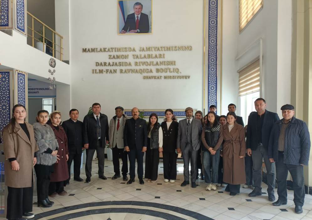 उज्बेकिस्तान के विद्यार्थी कृषि शिक्षा एवं अनुसंधान के लिए छत्तीसगढ़ आएंगे….