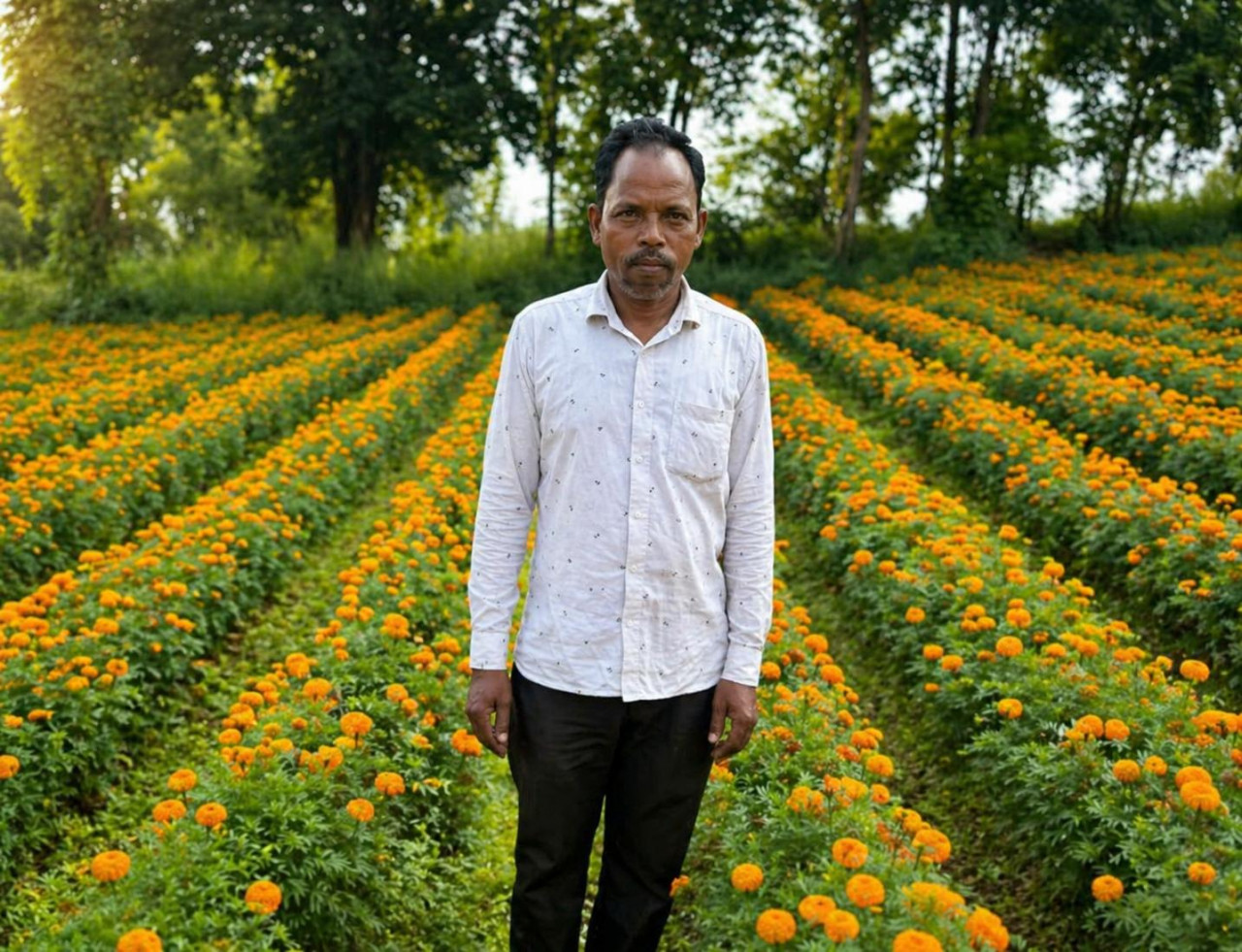 फूलों की खुशबू से महकी किस्मत ईश्वरचरण पैकरा का, परंपरागत खेती छोड़ फूलों की खेती अपनाई, कम लागत में मिला ज्यादा मुनाफा….