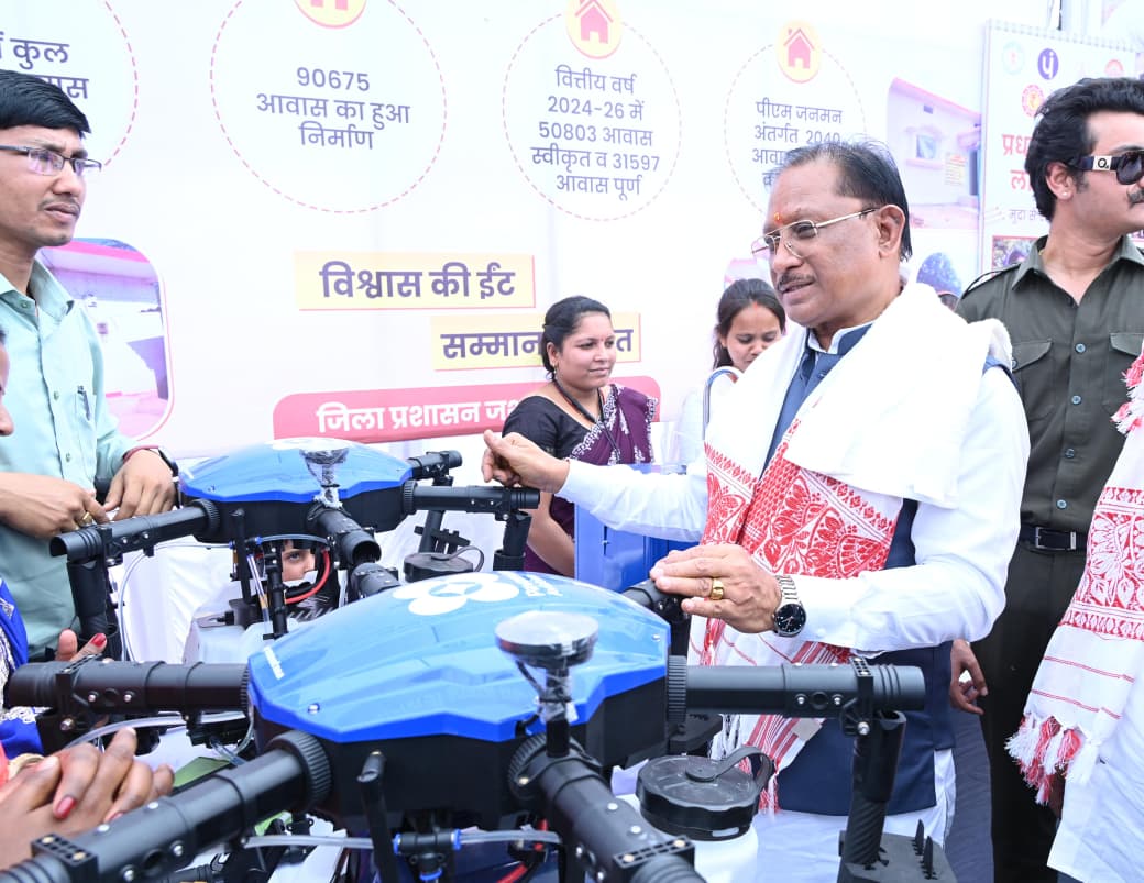 मुख्यमंत्री विष्णुदेव साय की पहल से जशपुर की महिलाएं बनेंगी ‘ड्रोन दीदी’….