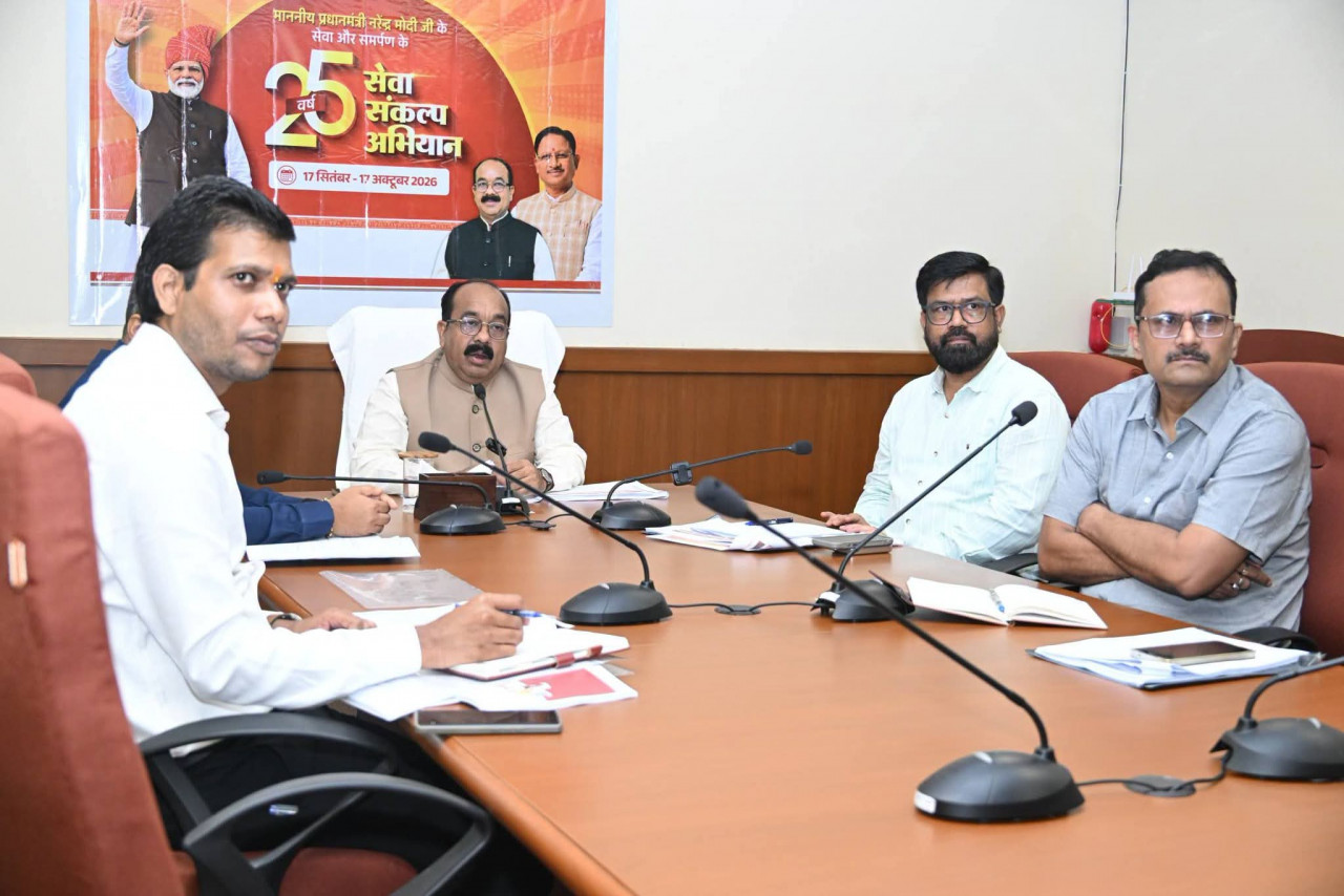उप मुख्यमंत्री अरुण साव ने ‘सेवा संकल्प अभियान’ की तैयारियों की समीक्षा की…..