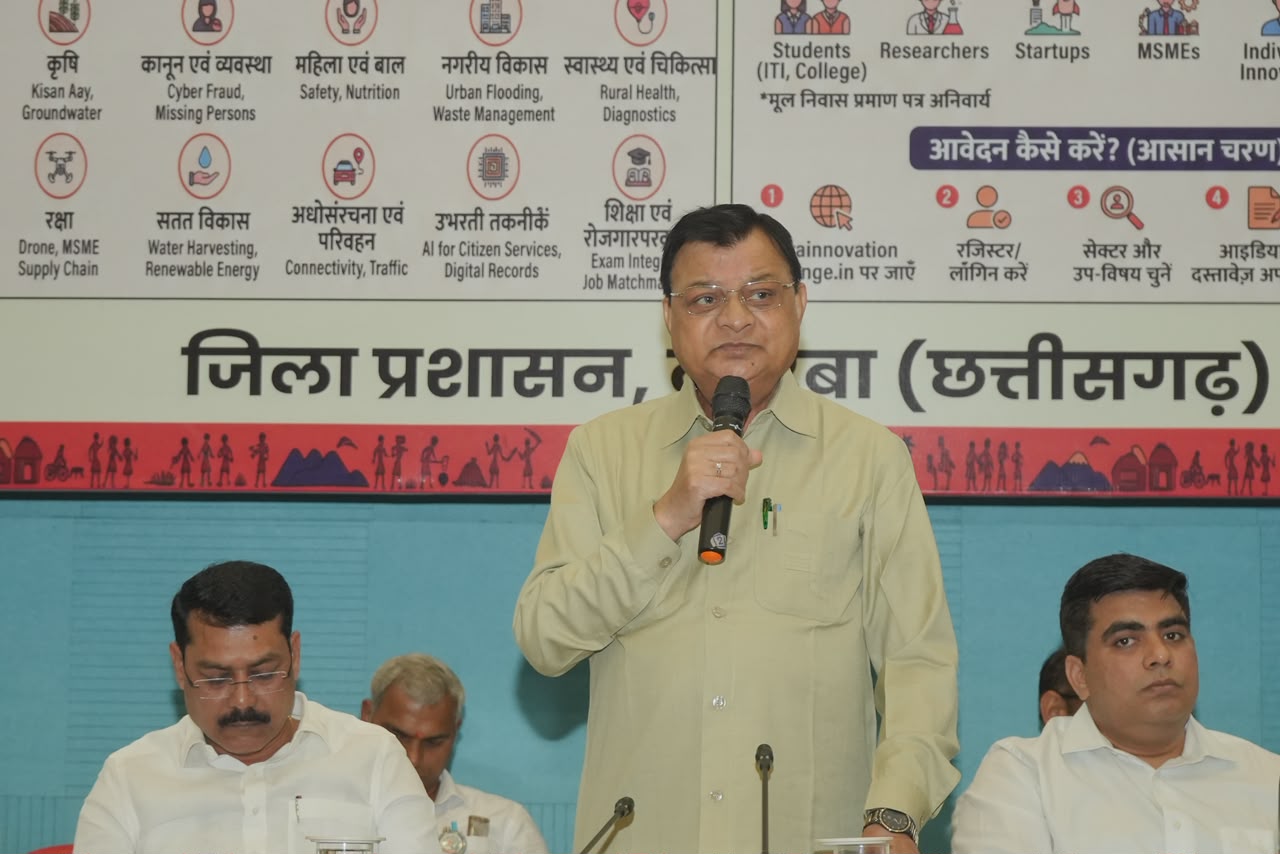 कोरबा के युवा समस्याओं का समाधान खोजें, अपने नवाचार से देश की प्रगति में योगदान दें – मंत्री लखनलाल देवांगन….