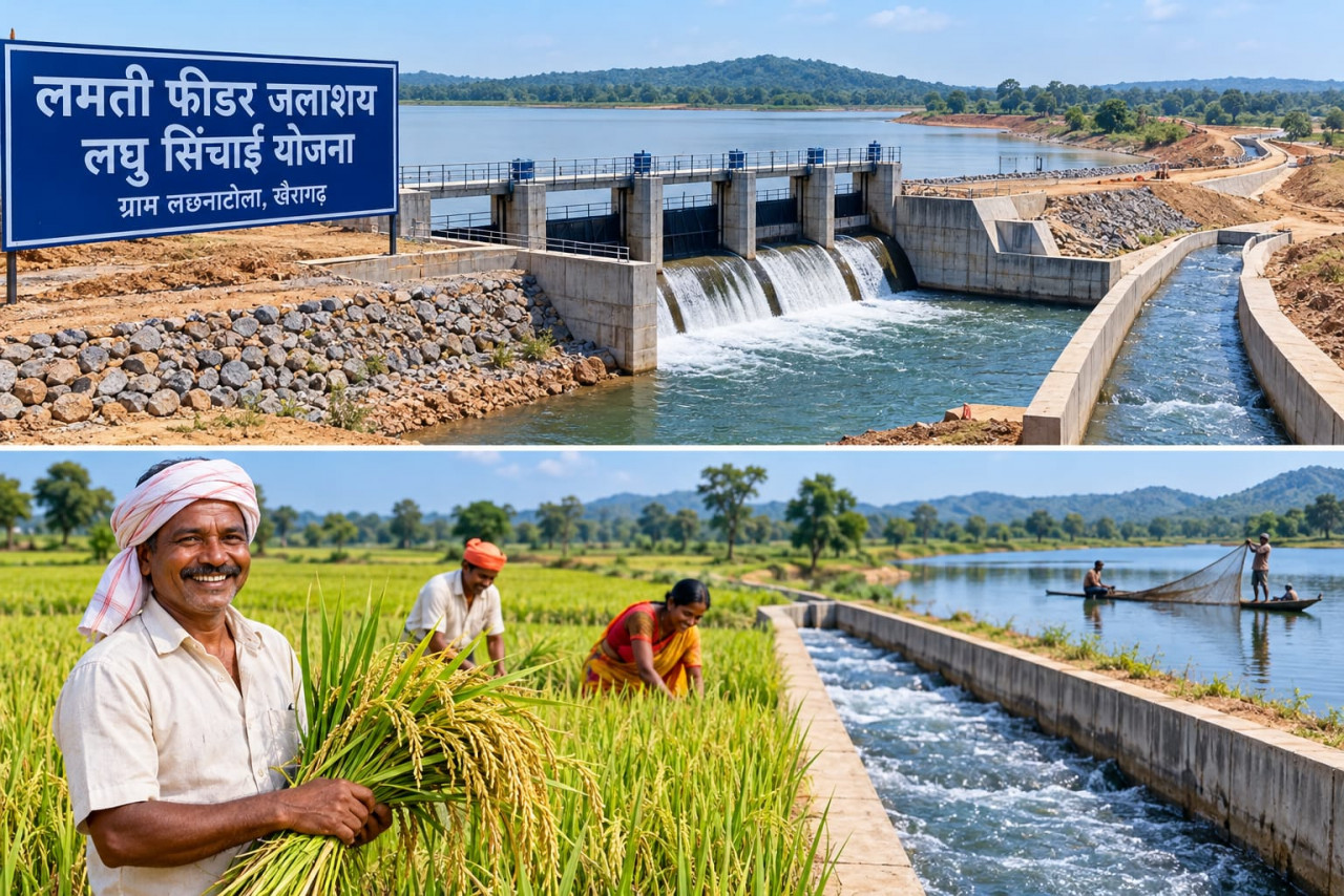 सेवा की कहानी : लमती फीडर जलाशय योजना से किसानों के खेतों में पहुंचेगा सिंचाई का पानी….